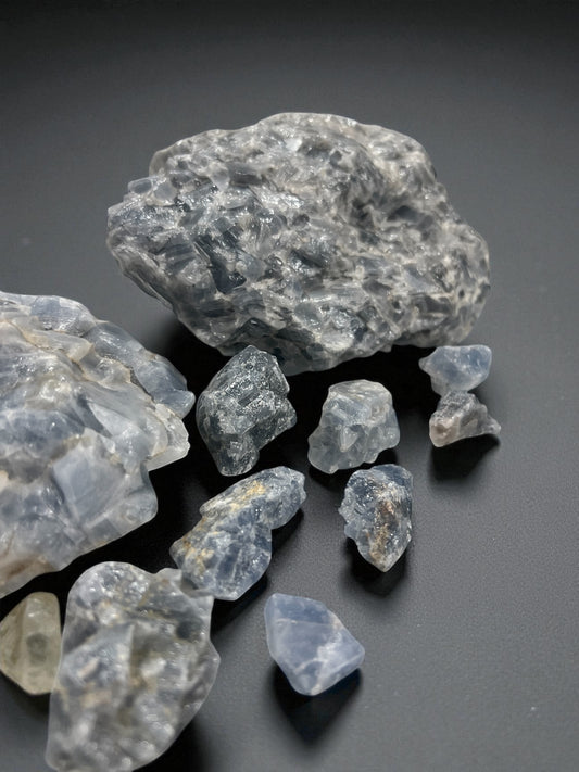 Blue Calcite Raw