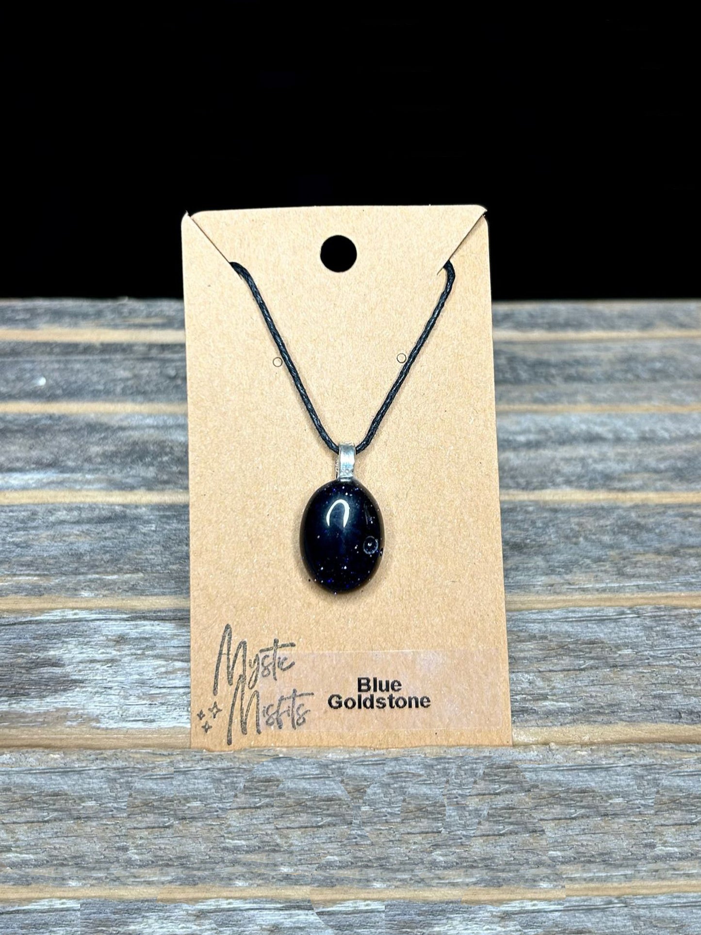 Blue Goldstone Pendants