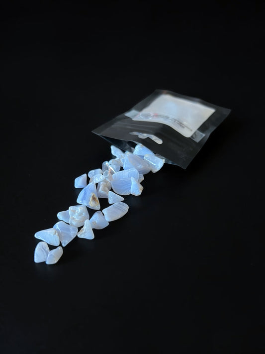 Blue Lace Agate Chips (0.75oz Bag)