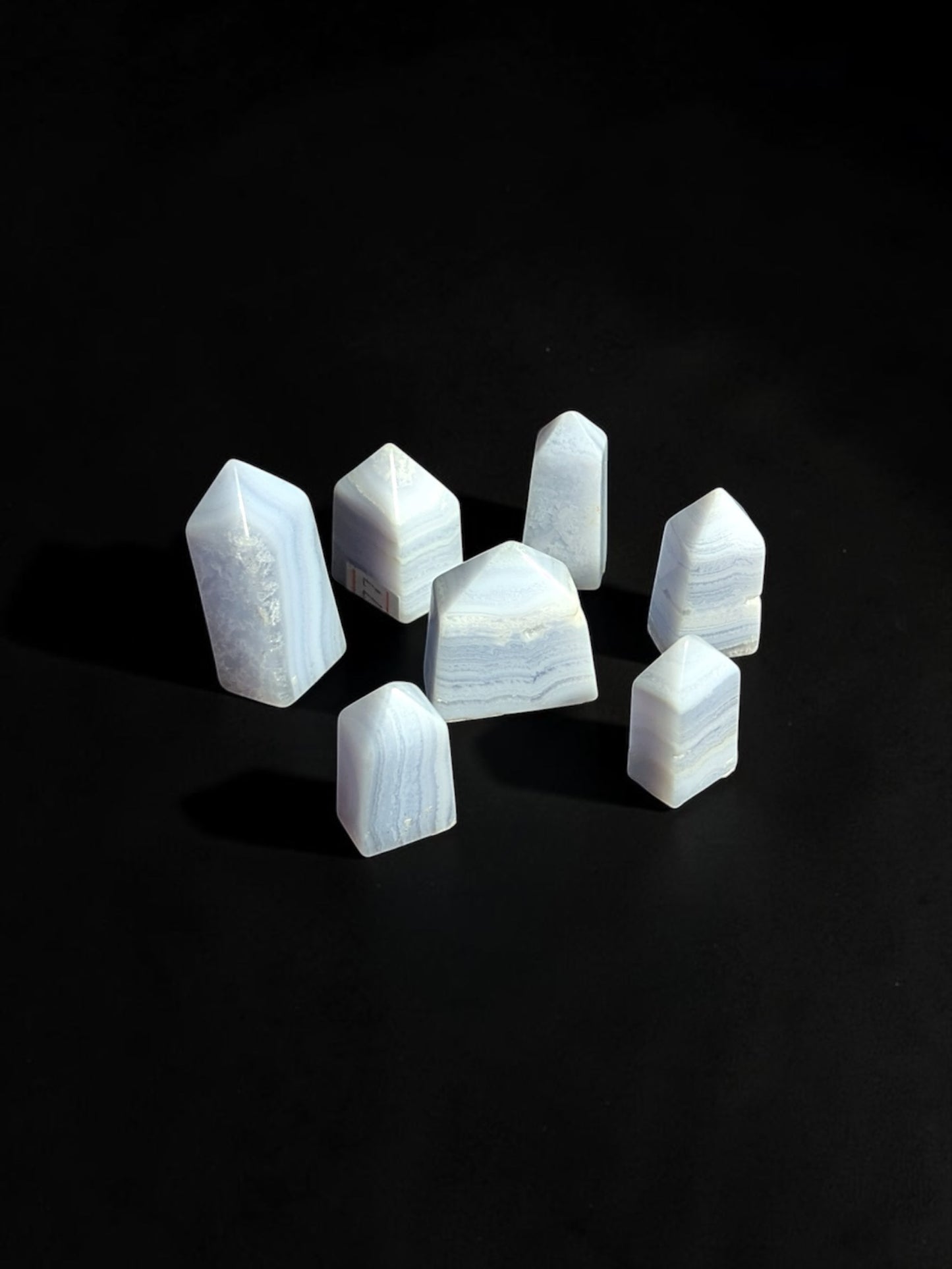 Blue Lace Agate Towers