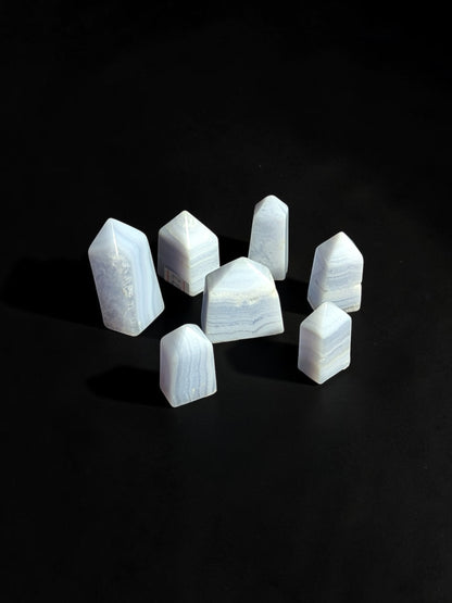 Blue Lace Agate Towers
