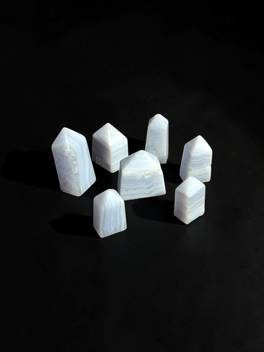 Blue Lace Agate Towers
