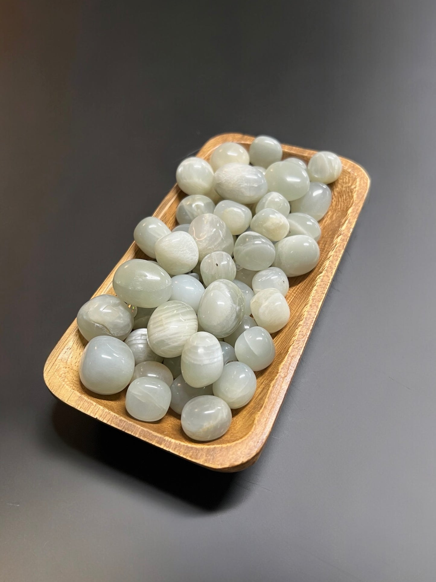 Blue Moonstone HQ Tumbles (High Quality)