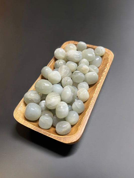 Blue Moonstone HQ Tumbles (High Quality)