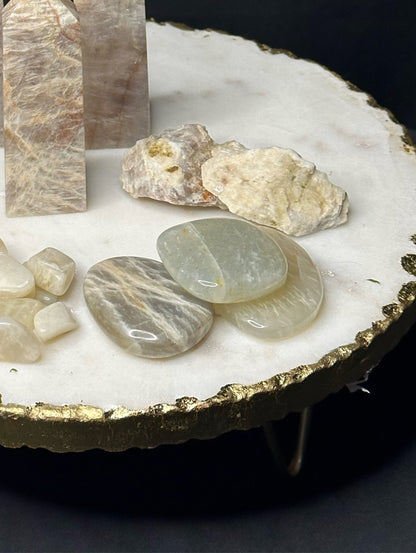 Blue Moonstone Palmstones