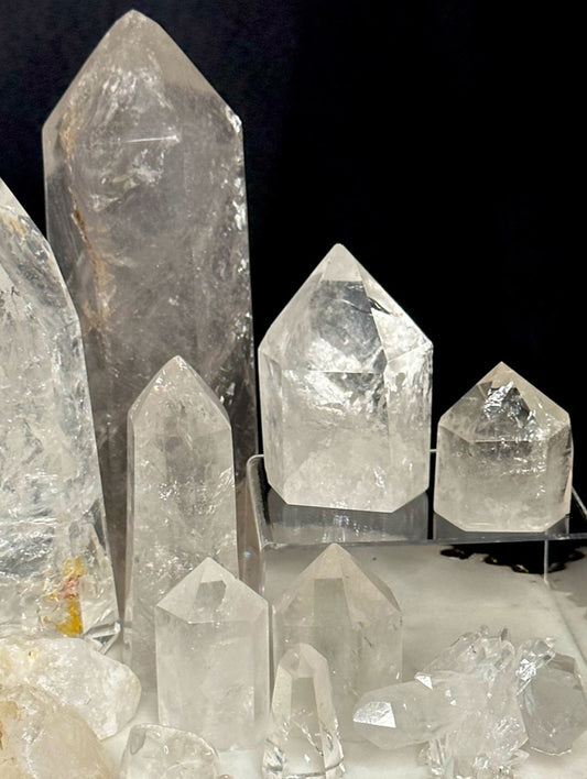 Brazilian Clear Quartz Towers