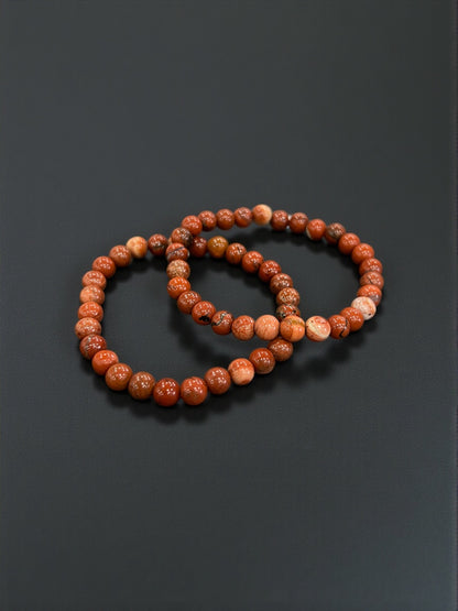 Brecciated Jasper Bead Bracelets
