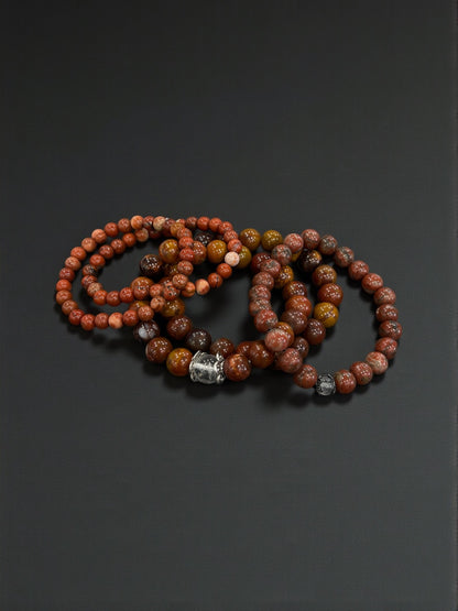 Brecciated Jasper Bead Bracelets