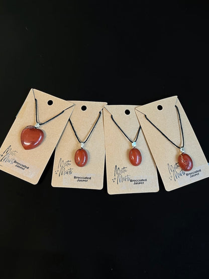 Brecciated Jasper Pendants