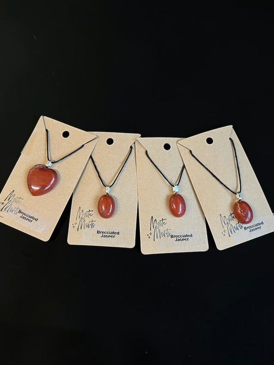 Brecciated Jasper Pendants