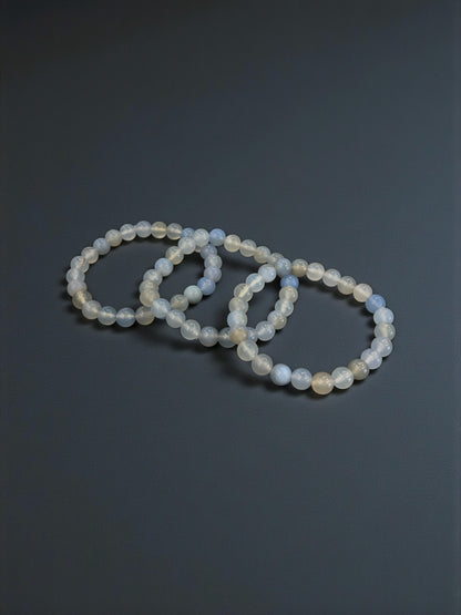 Chalcedony Bead Bracelets