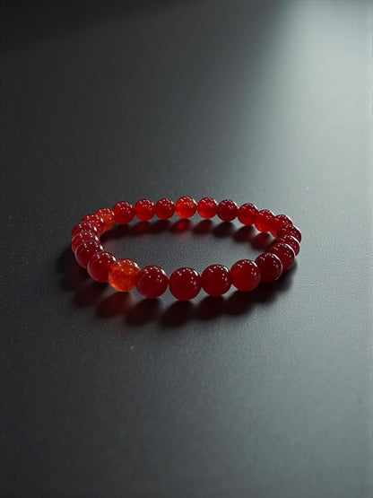Cherry Quartz Bead Bracelets