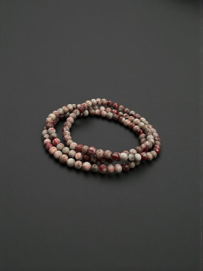 Cinnabrite Bead Bracelets