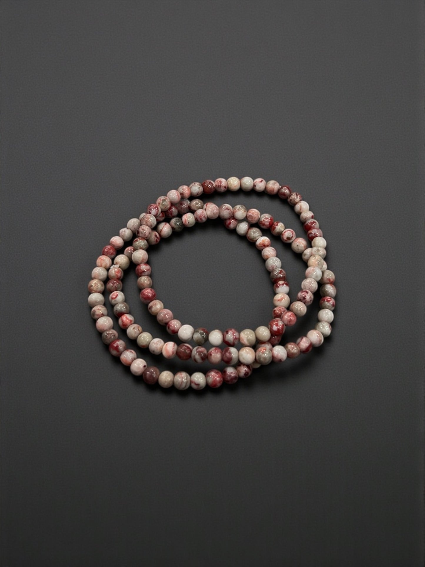 Cinnabrite Bead Bracelets