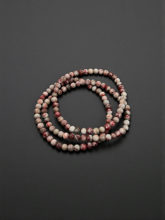 Cinnabrite Bead Bracelets