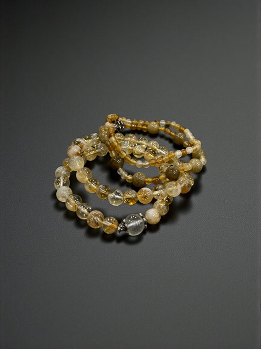 Citrine Bead Bracelets