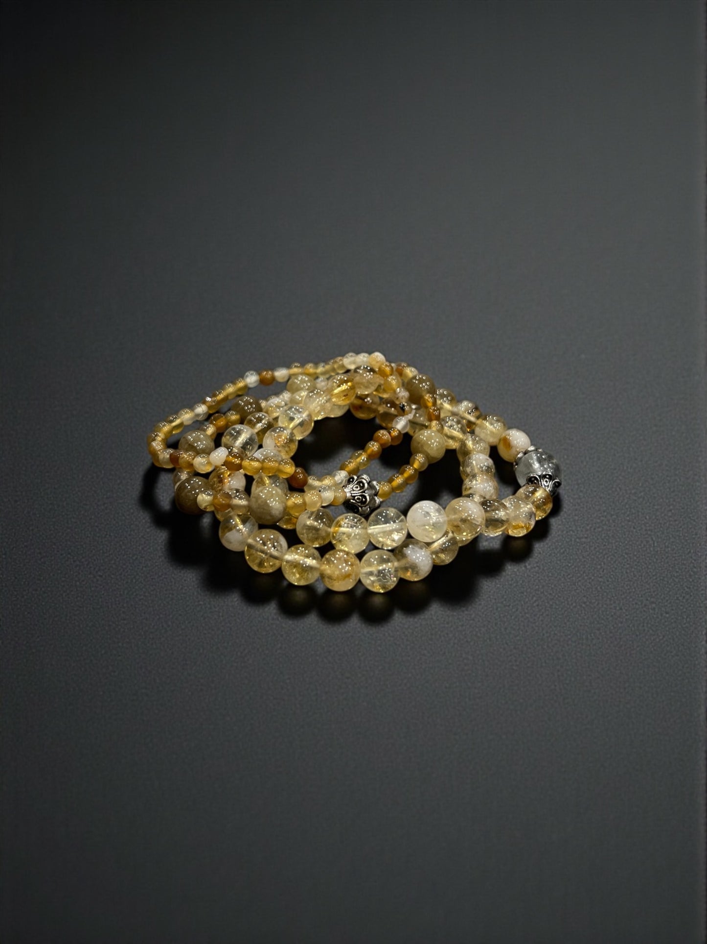 Citrine Bead Bracelets