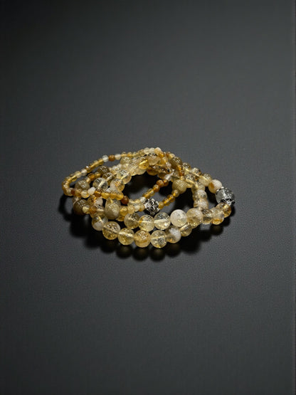 Citrine Bead Bracelets