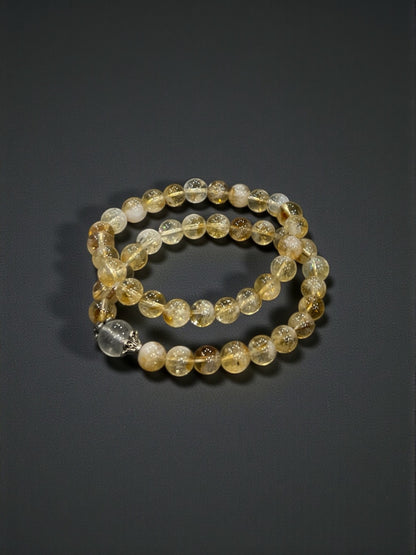 Citrine Bead Bracelets