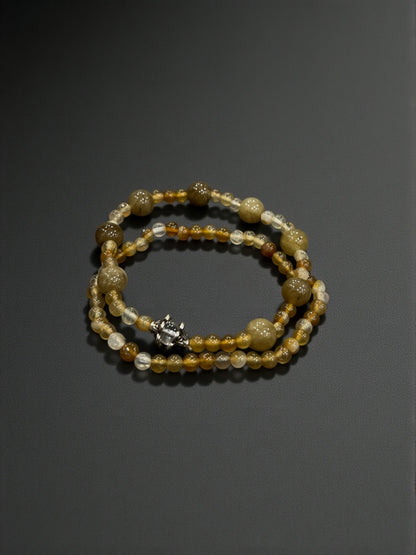 Citrine Bead Bracelets