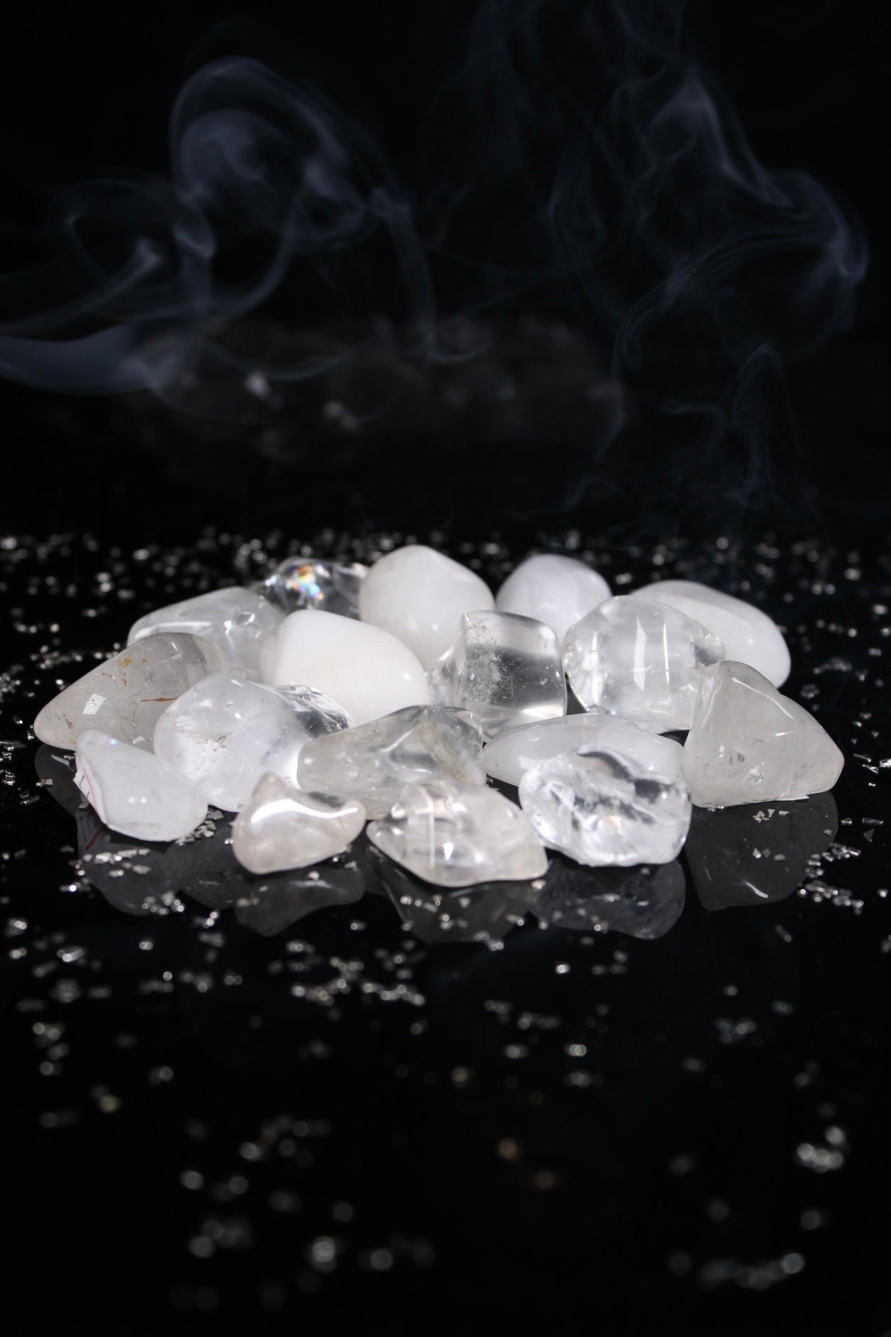Clear Quartz Tumbles