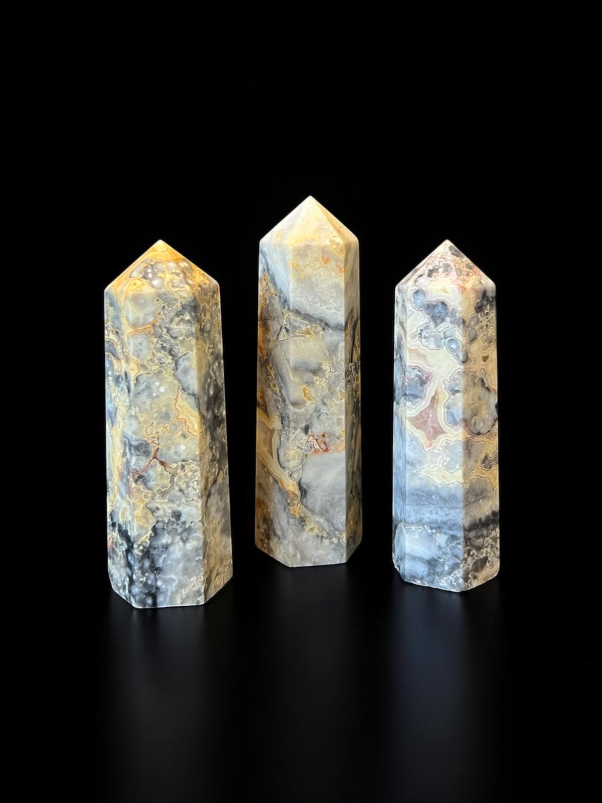 Crazy Lace Agate Towers