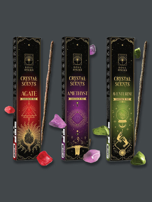 Crystal Scents Smudge Incense Kits