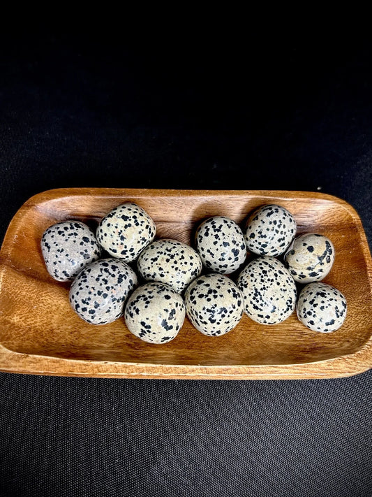 Dalmatian Jasper Tumbles