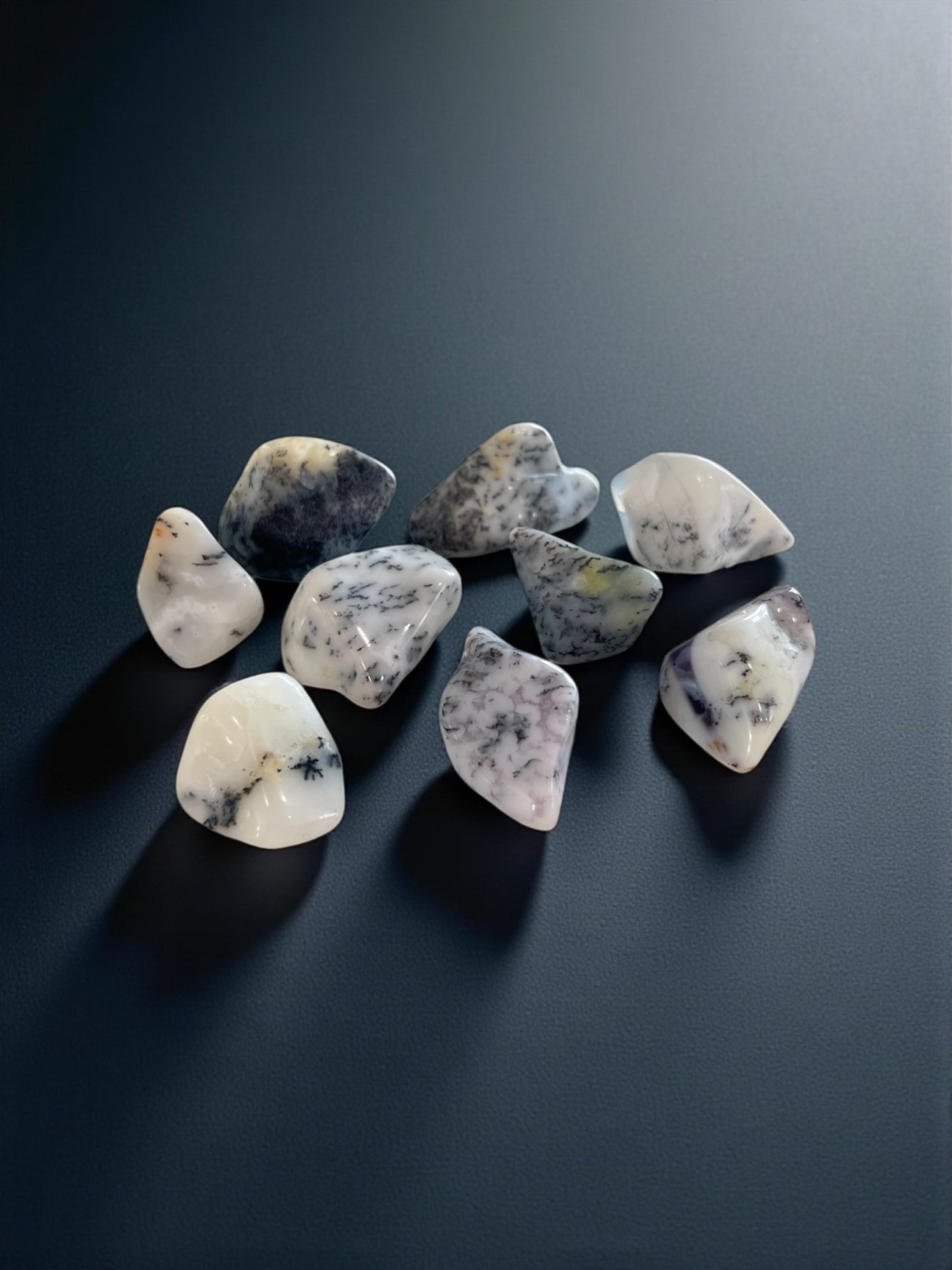 Dendritic Agate Tumbles