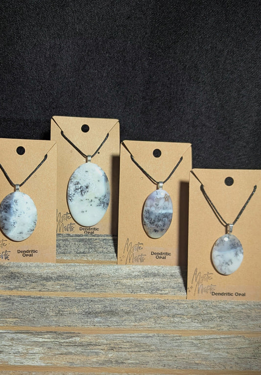 Dendritic Opal Pendants