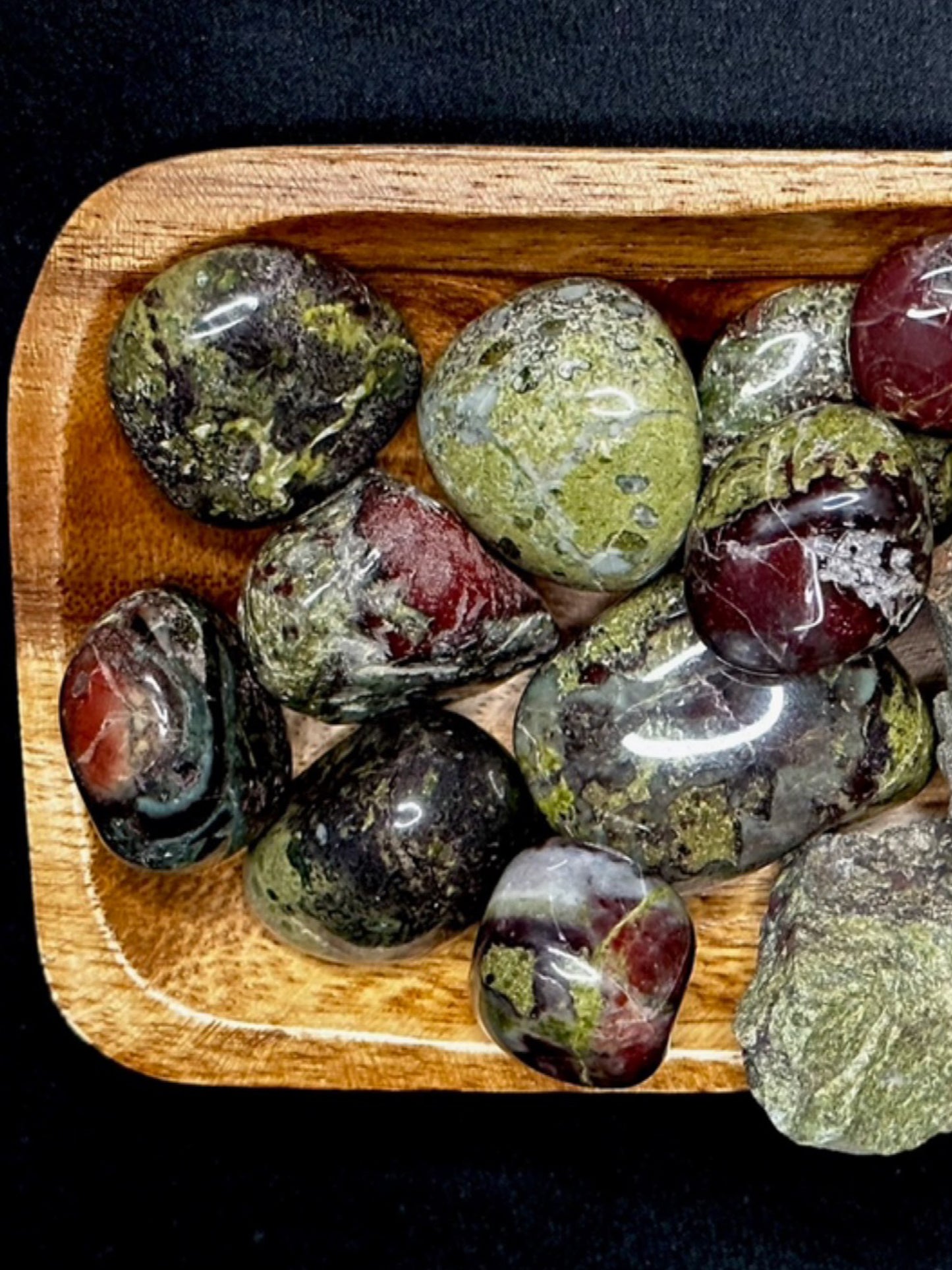 Dragon Blood Jasper Tumbles