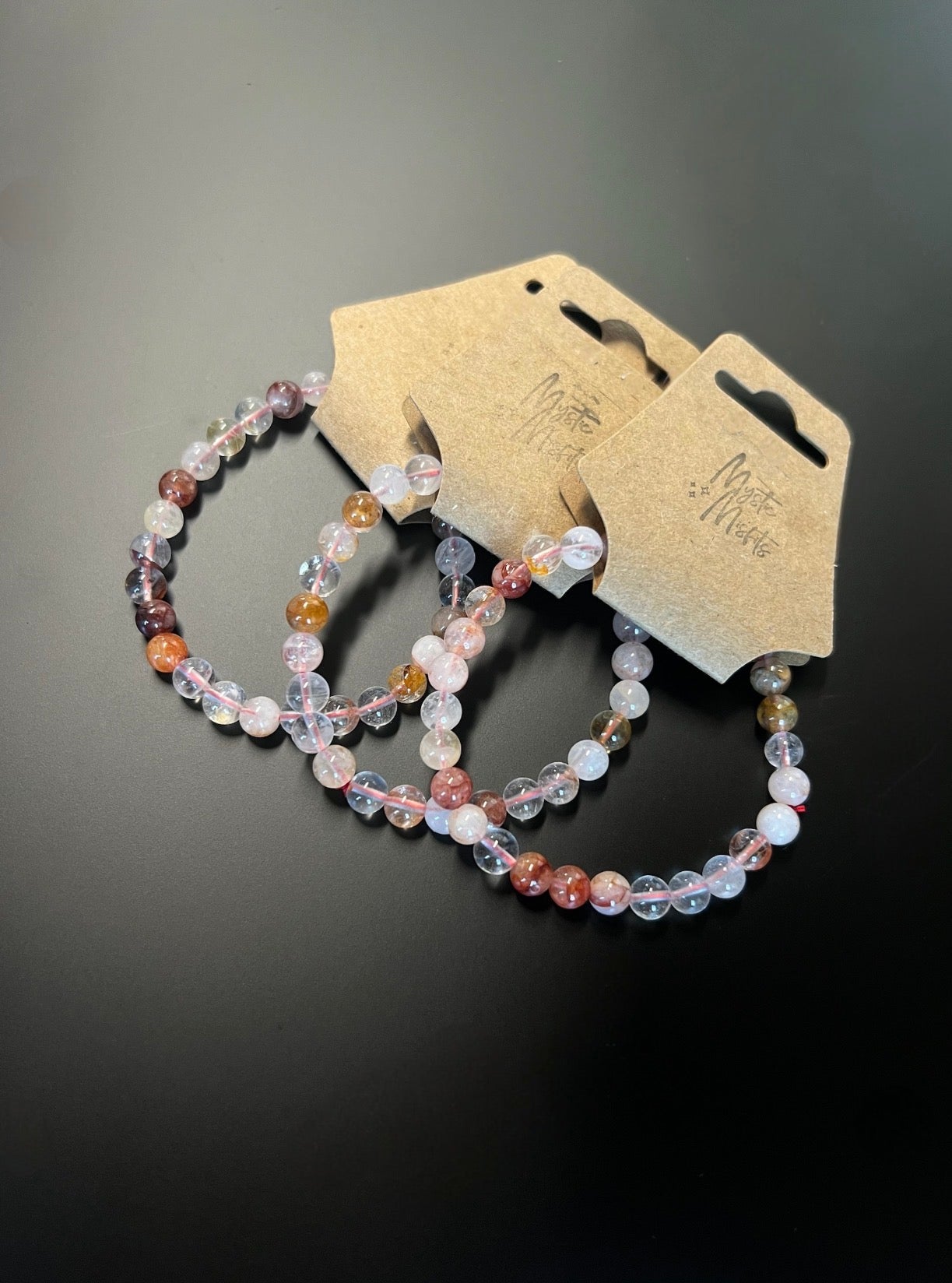 Fire Quartz Bead Bracelets