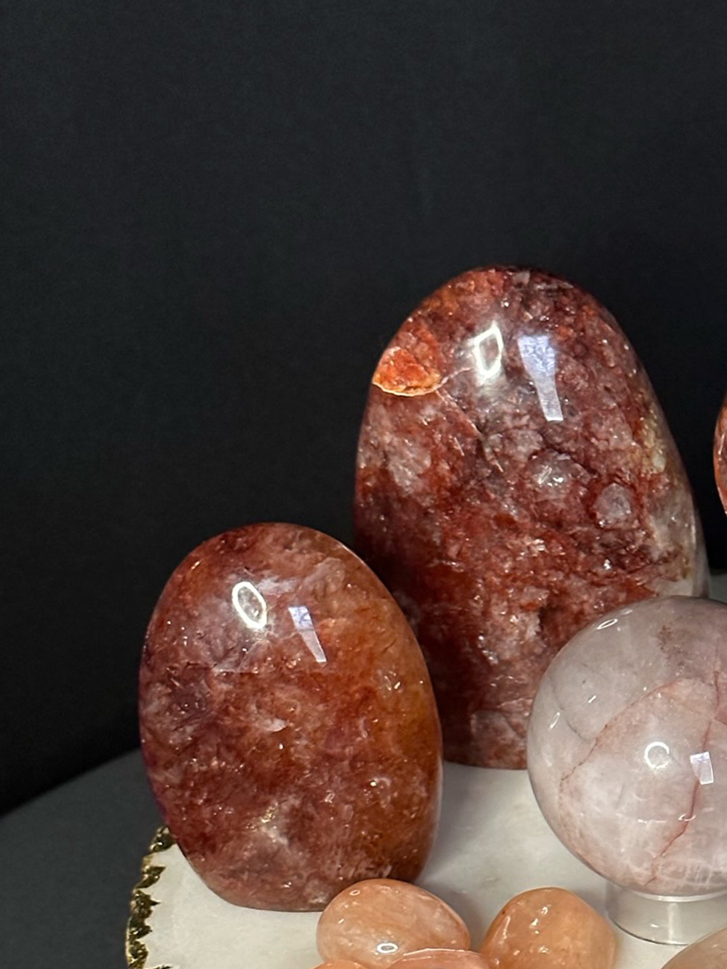 Fire Quartz Freeforms