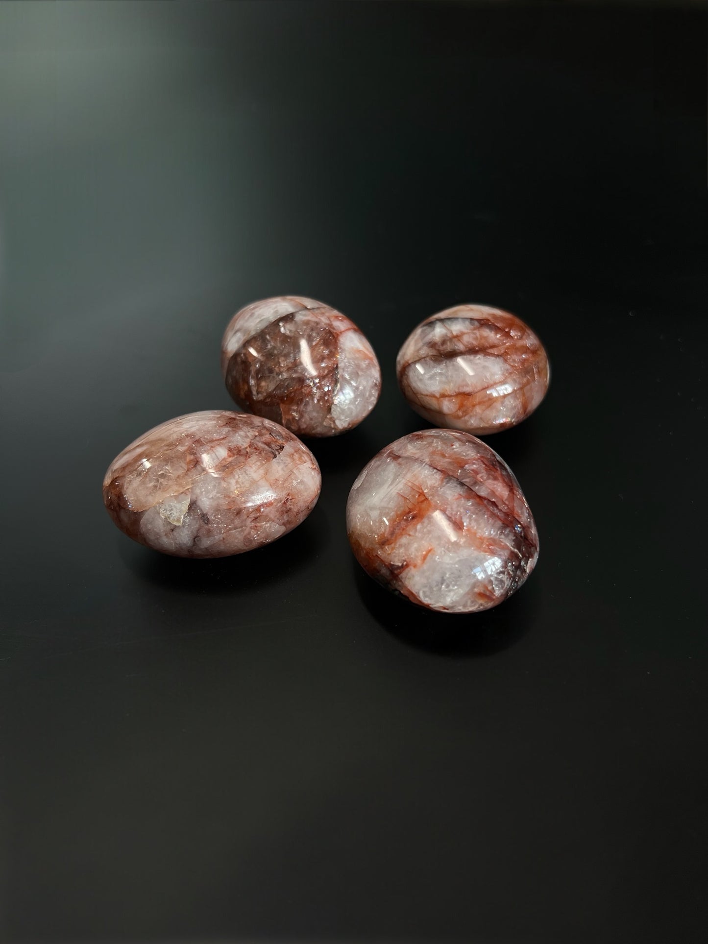 Fire Quartz Palmstones