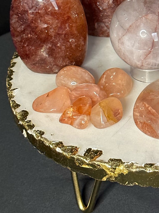 Fire Quartz Tumbles