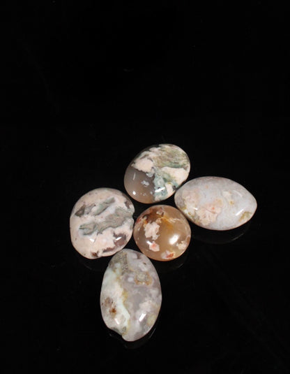 Flower Agate Palmstones
