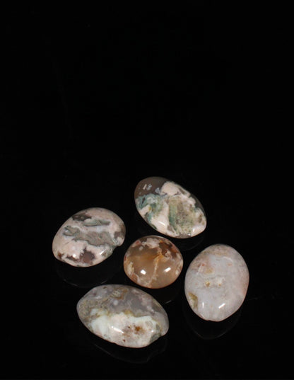 Flower Agate Palmstones