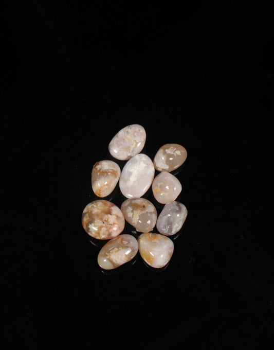 Flower Agate Tumbles