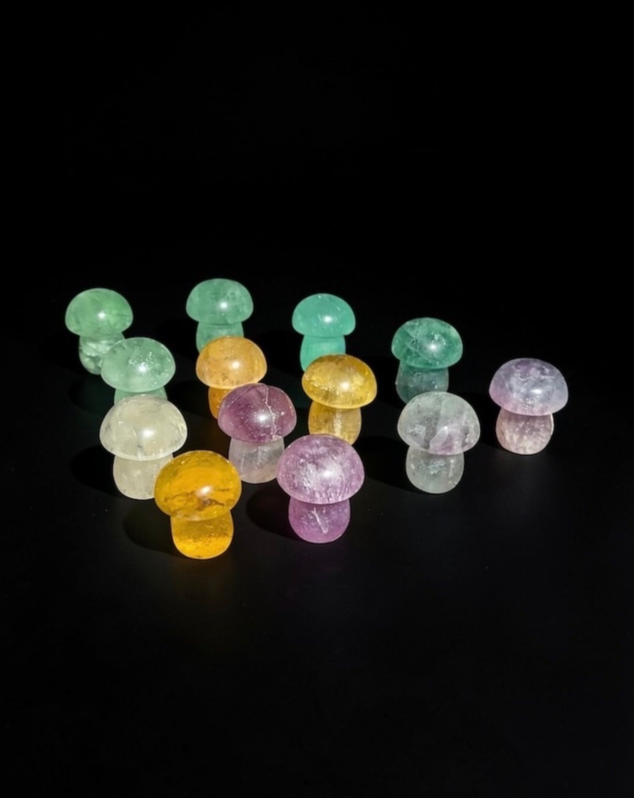 Fluorite Mushroom Singles