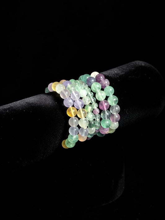 Fluorite Bead Bracelets