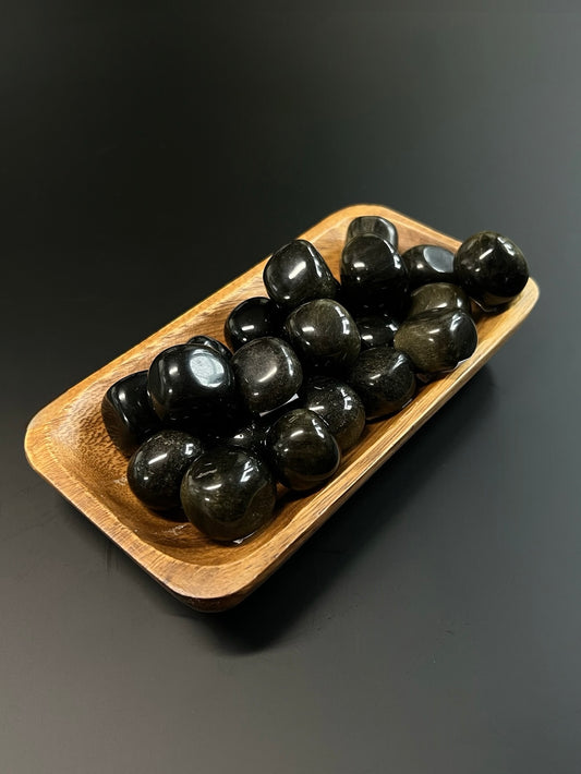 Gold Sheen Obsidian Tumbles