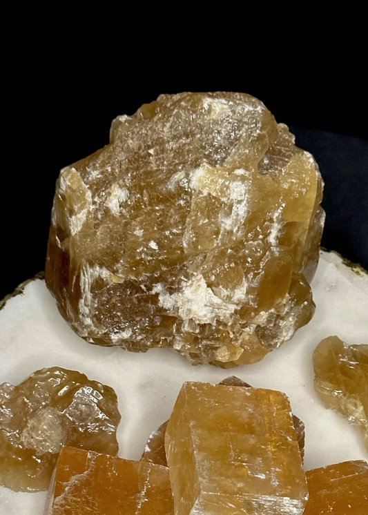 Honey Calcite Raw