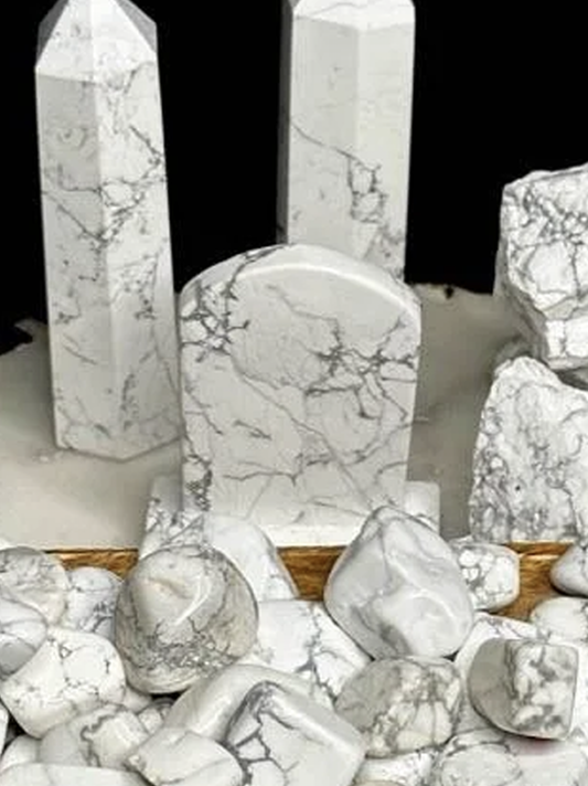 Howlite Tombstone