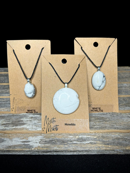 Howlite Pendants