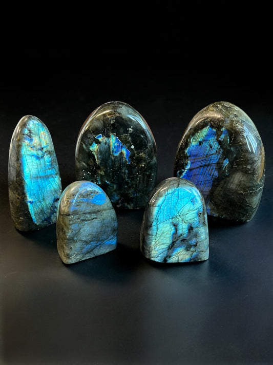 Labradorite Freeforms - Blue Flash