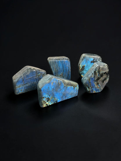 Labradorite Freeforms - Geometric Cut