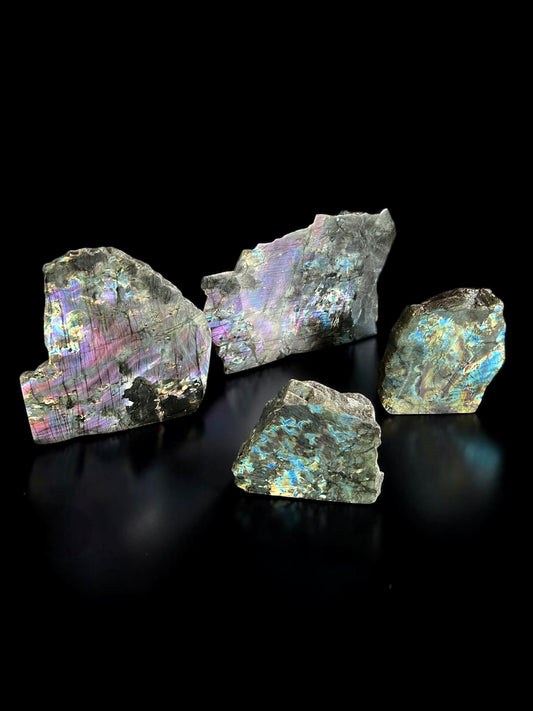 Labradorite Raw With Polished Side