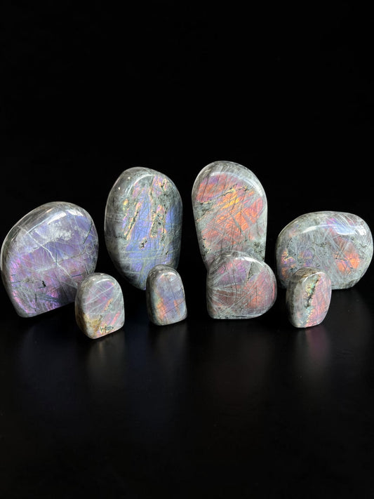 Labradorite Freeforms - Purple Flash