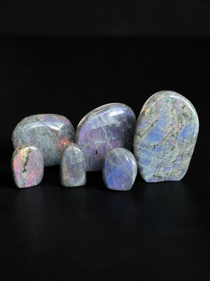 Labradorite Freeforms - Purple Flash