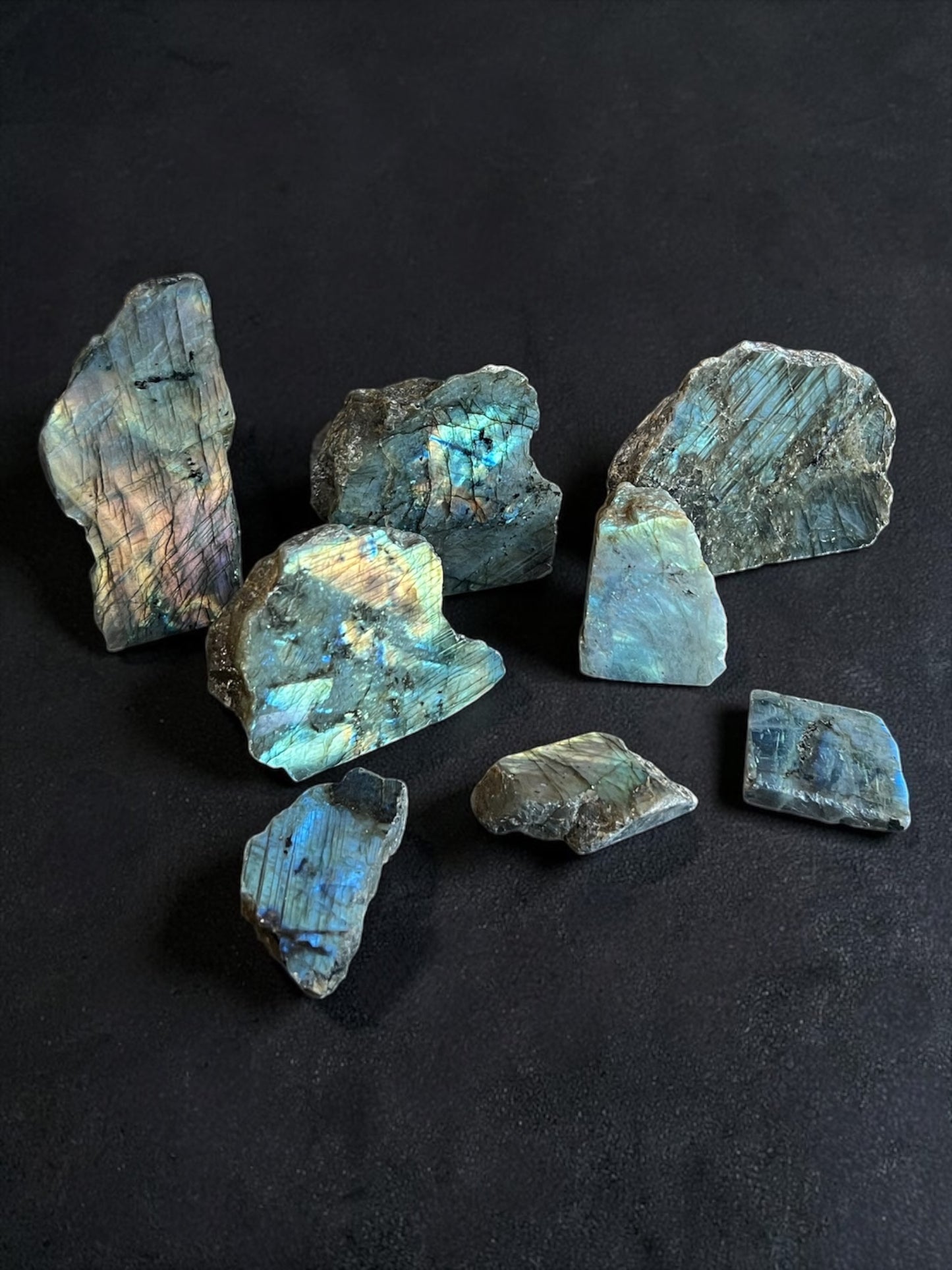 Labradorite Raw With Polished Side